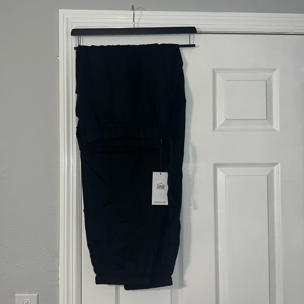 Women’s Black Cargo Joggers, Tall Size 16. Never been worn.